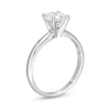 Thumbnail Image 2 of 1 CT. Certified Lab-Created Diamond Solitaire Engagement Ring in 14K White Gold (F/VS2)