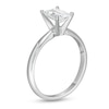 Thumbnail Image 3 of 1 CT. Certified Emerald-Cut Lab-Grown Diamond Solitaire Engagement Ring in 14K White Gold (F/VS2)