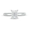 Thumbnail Image 4 of 1 CT. Certified Emerald-Cut Lab-Grown Diamond Solitaire Engagement Ring in 14K White Gold (F/VS2)