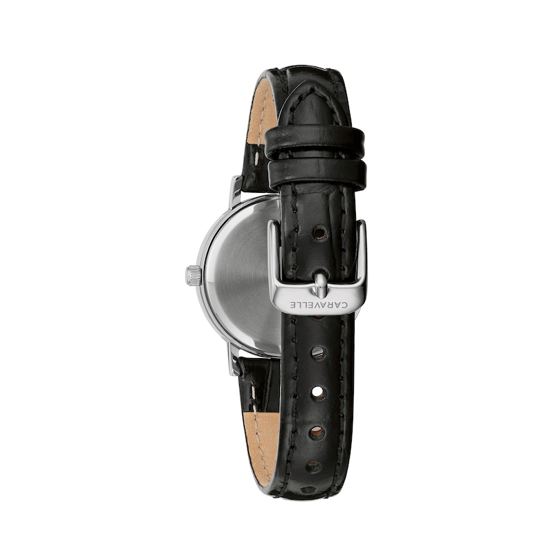 Main Image 3 of Ladies' Caravelle by Bulova Strap Watch with Black Dial (Model: 43L217)