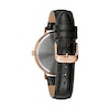 Thumbnail Image 2 of Men's Caravelle by Bulova Rose-Tone Strap Watch with Black Dial (Model: 44A117)