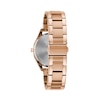 Thumbnail Image 2 of Ladies' Caravelle by Bulova Rose-Tone Watch with Silver-Tone Dial (Model: 45L179)