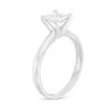 Thumbnail Image 2 of 1 CT. Certified Princess-Cut Diamond Solitaire Engagement Ring in 14K White Gold (J/I2)