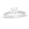 Thumbnail Image 1 of 1 CT. Certified Diamond Solitaire Engagement Ring in 14K White Gold (J/I2)