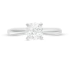 Thumbnail Image 3 of 1 CT. Certified Diamond Solitaire Engagement Ring in 14K White Gold (J/I2)