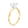 Thumbnail Image 2 of 1 CT. Certified Diamond Solitaire Engagement Ring in 14K Gold (J/I2)