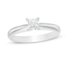 Thumbnail Image 0 of 1/3 CT. Princess-Cut Diamond Solitaire Engagement Ring in 14K White Gold (J/I2)