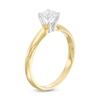 Thumbnail Image 2 of 1/2 CT. Diamond Solitaire Engagement Ring in 14K Gold (J/I2)