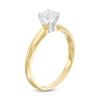 Thumbnail Image 3 of 1/2 CT. Diamond Solitaire Engagement Ring in 14K Gold (J/I2)