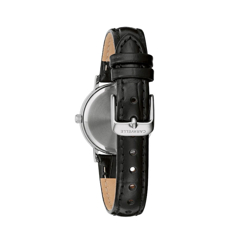 Main Image 3 of Ladies' Caravelle by Bulova Strap Watch with White Dial (Model: 43L216)