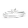 Thumbnail Image 1 of 1/4 CT. Diamond Solitaire Engagement Ring in 14K White Gold (J/I2)