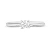 Thumbnail Image 4 of 1/4 CT. Diamond Solitaire Engagement Ring in 14K White Gold (J/I2)