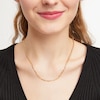 Thumbnail Image 2 of 3.6mm Figaro Chain Necklace in Hollow 14K Gold - 18"