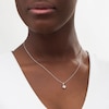 Thumbnail Image 2 of 1/15 CT. Diamond Solitaire Pendant in Sterling Silver (J/I3)