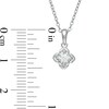 Thumbnail Image 2 of 1/15 CT. Diamond Solitaire Pendant in Sterling Silver (J/I3)