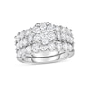 Thumbnail Image 0 of 3 CT. T.W. Composite Diamond Three Ring Bridal Set in 14K White Gold