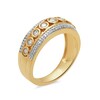 Thumbnail Image 2 of 3/8 CT. T.W. Diamond Bubbles Ring in 10K Gold