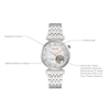 Thumbnail Image 2 of Ladies' Bulova Regatta Diamond Accent Automatic Watch with Mother-of-Pearl Skeleton Dial (Model: 96P222)