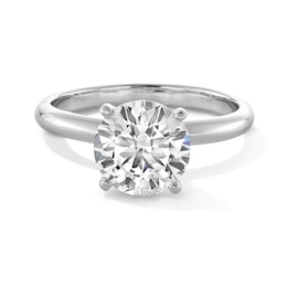 2 CT. Certified Lab-Grown Diamond Solitaire Engagement Ring in 14K White Gold (F/VS2)
