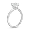 Thumbnail Image 3 of 1-1/2 CT. Certified Oval Lab-Grown Diamond Solitaire Engagement Ring in 14K White Gold (F/VS2)