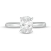 Thumbnail Image 4 of 1-1/2 CT. Certified Oval Lab-Grown Diamond Solitaire Engagement Ring in 14K White Gold (F/VS2)