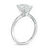 Thumbnail Image 3 of 2 CT. Certified Oval Lab-Grown Diamond Solitaire Engagement Ring in 14K White Gold (F/VS2)