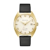 Thumbnail Image 1 of Men's Bulova Frank Sinatra 'Fly Me To The Moon' Collection Gold-Tone Strap Watch with White Dial (Model: 97B196)