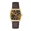 Thumbnail Image 1 of Men's Bulova Frank Sinatra 'Young At Heart' Collection Gold-Tone Automatic Strap Watch with Brown Dial (Model: 97B198)
