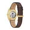 Thumbnail Image 3 of Men's Bulova Frank Sinatra 'Young At Heart' Collection Gold-Tone Automatic Strap Watch with Brown Dial (Model: 97B198)