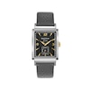 Thumbnail Image 1 of Men's Bulova Frank Sinatra 'My Way' Collection Strap Watch with Rectangular Black Dial (Model: 98A261)