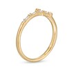 Thumbnail Image 3 of 1/8 CT. T.W. Baguette and Round Diamond Cross Ring in 10K Gold