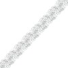 Thumbnail Image 1 of 1/10 CT. T.W. Diamond Alternating Heart Bracelet in Sterling Silver - 7.5&quot;
