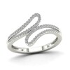 Thumbnail Image 1 of 1/4 CT. T.W. Diamond Loop Ring in 14K White Gold
