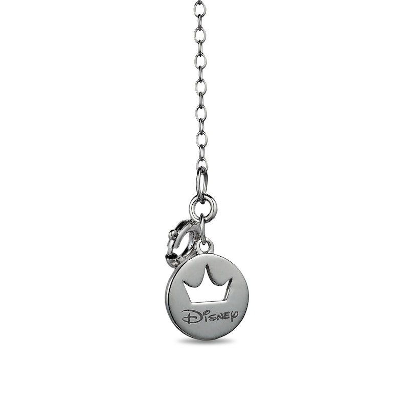 Main Image 2 of Enchanted Disney Villains Ursula Amethyst and 1/10 CT. T.W. Black Diamond Pendant in Sterling Silver - 19"
