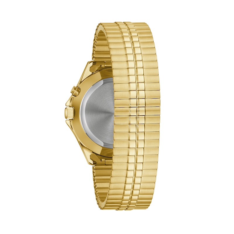 Main Image 3 of Men's Caravelle by Bulova Gold-Tone Expansion Watch with Champagne Dial (Model: 44C112)