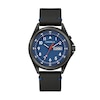 Thumbnail Image 1 of Men's Caravelle by Bulova Black IP Strap Watch with Blue Dial (Model: 45C118)