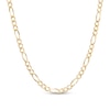 Thumbnail Image 1 of 4.0mm Concave Figaro Chain Necklace in Solid 14K Gold - 24"