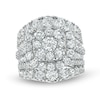 Thumbnail Image 0 of 8 CT. T.W. Diamond Double Frame Multi-Row Engagement Ring in 14K White Gold