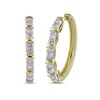 1 CT. T.W. Diamond Hoop Earrings in 10K Gold