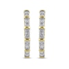 1 CT. T.W. Diamond Hoop Earrings in 10K Gold