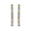 1 CT. T.W. Diamond Hoop Earrings in 10K Gold