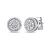 Thumbnail Image 0 of 1/4 CT. T.W. Composite Diamond Stud Earrings in 10K White Gold