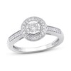 Thumbnail Image 1 of 1/3 CT. T.W. Diamond Frame Ring in Sterling Silver