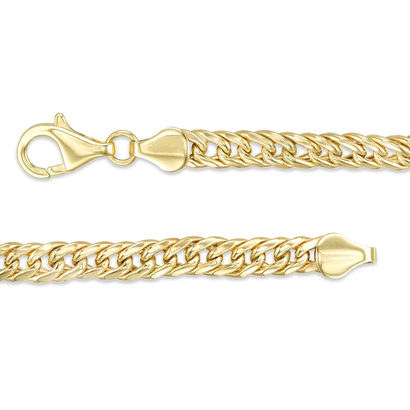 Main Image 3 of Graduated Cuban Curb Chain Necklace in 10K Gold - 18"