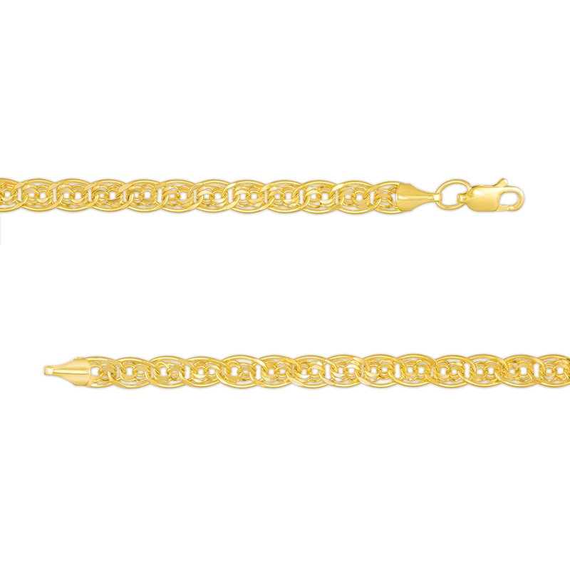 Main Image 2 of 4.9mm Layered Oval Link Bracelet in 10K Gold - 7.5"