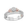 Thumbnail Image 0 of 1/8 CT. T.W. Composite Diamond Bridal Set in 10K Two-Tone Gold