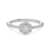 Thumbnail Image 3 of 1/4 CT. T.W. Diamond Hexagon Ring in 10K White Gold