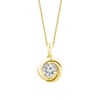 Thumbnail Image 1 of 3/8 CT. T.W. Diamond Solitaire Pendant in 10K Gold (I/I2)