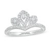 Thumbnail Image 1 of Marilyn Monroe™ Collection 1/3 CT. T.W. Diamond Crown Ring in 10K White Gold