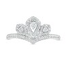 Thumbnail Image 4 of Marilyn Monroe™ Collection 1/3 CT. T.W. Diamond Crown Ring in 10K White Gold
